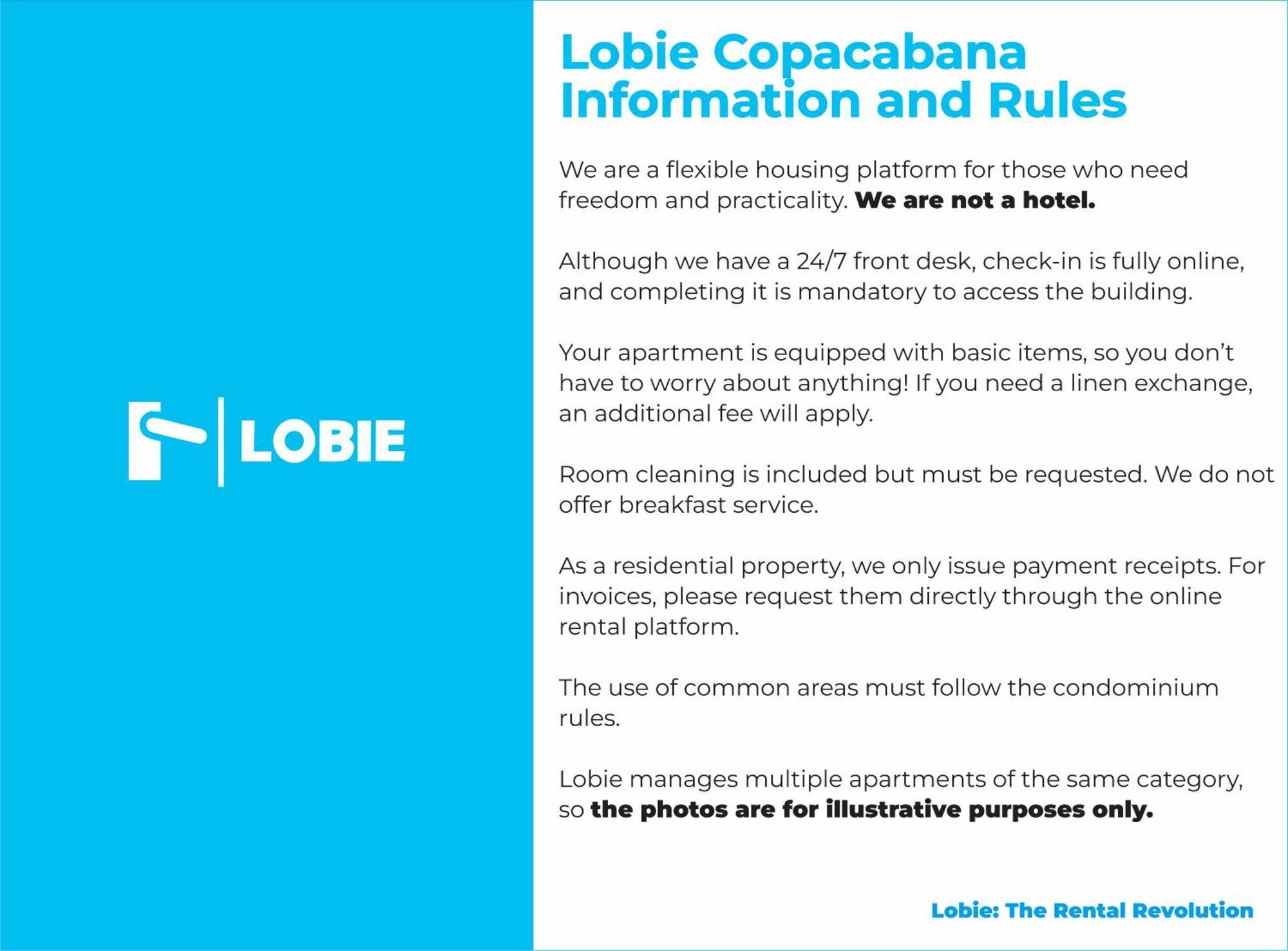 Lobie Copacabana Διαμέρισμα Ρίο ντε Τζανέιρο Εξωτερικό φωτογραφία